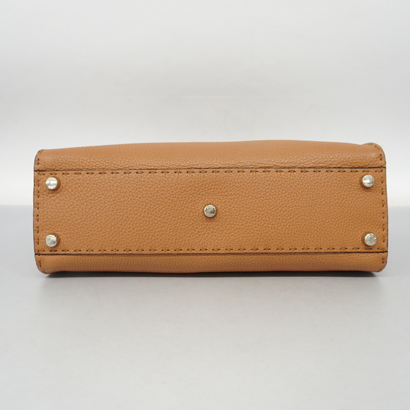 Auth Fendi Selleria 2way Bag Peekaboo Women's Leather Handbag,Shoulder Bag Brown - Picture 3 of 12